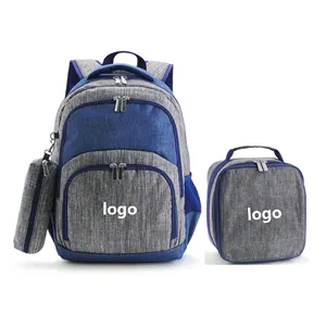 Polyester Simple Style Kids Backpack Manufactures School Bags for Boys Kid Bags Teenager Schoolbag