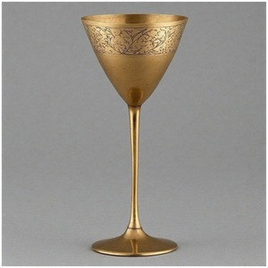 Cáliz sagrado TranquilCup, copa de vino de comunión de latón antiguo, Copa Vintage hecha a mano para iglesia y ceremonias espirituales - Product Image 3