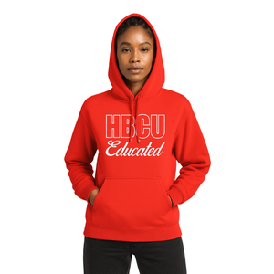 Rouge Femmes HBCU Éduqué Pull À Capuche Blanc Chenille et Brodé Conception Grecque Vie Vêtements Personnalisé Collège Vêtements - Product Image 1