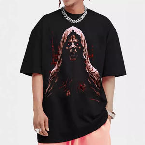 Camiseta de punto con estampado digital para hombre, totalmente personalizada, ecológica, transpirable, antiarrugas, manga corta, alta calidad - Product Image 1