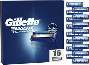 Gillette Mach3 Turbo Cuchillas de Afeitar para Hombre, 16 Piezas, Cuchilla de Afeitar con 3 Cuchillas, Cuchillas Fuertes de Hierro - Product Image 6
