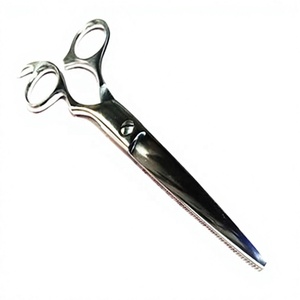 Professional Pet Grooming Right-Handed Long Handle 4Cr13 Stainless Steel <b>Dog</b> Cat Hair Cutting <b>Scissors</b> Premium Pet <b>Scissors</b> - Product Image 1
