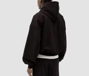 <b>Men's</b> Oversized Cotton <b>Hoodie</b> Heavyweight Anti-Shrink Pullover Sweatshirt Streetwear Casual Wear Eco-Friendly XS-XXL - Product Image 3