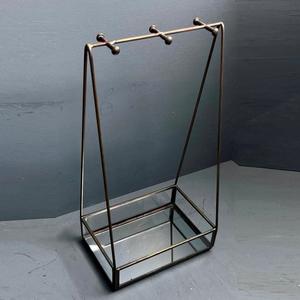 Support à bijoux décoratif, plateau organisateur avec support, finition antique - Product Image 5