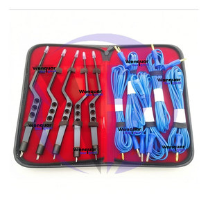 Pinzas Bipolares Antiadherentes de 5 Puntas, 8.5 Pulgadas, con 5 Cables, Tipo Americano, Juego de Cables Wenquar, Instrumento Quirúrgico - Product Image 6