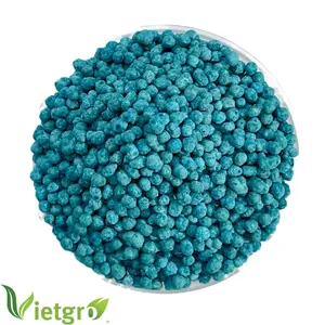 Vietgro-Fertilizante NPK Granular Azul Composto de Alta Qualidade 12-17 + 8S + 2MgO + TE para o mercado da Malásia