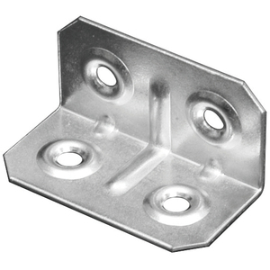 Piastra di Giunzione in Ferro Zincato 100 Pezzi 40x25x25 mm - Product Image 1