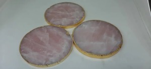 Gran oferta, juego de piedra de posavasos de ágata de lujo con base de goma antideslizante con colores vibrantes y diseños únicos disponibles para la venta - Product Image 3