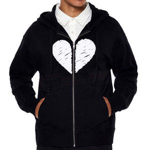 Sudadera con capucha de invierno para hombre, tejido de punto de secado rápido, logotipo de tamaño personalizado, estampado Digital transpirable antibolitas, sudadera de secado rápido - Product Image 1