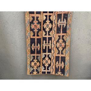 Tapis de couloir vintage 1,8x5,2 pi (55x157 cm), tapis turc noir à pois - Product Image 2