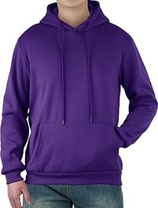 Sudaderas Casuales de Invierno para Hombre, Color Sólido, 100% Algodón, Felpa, Corte Regular, con Bolsillo, Ecológicas, de Secado Rápido y Transpirables, de Alta Calidad - Product Image 5