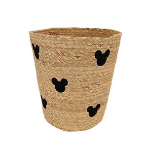 Cesta de Jacinto de Agua con Cabeza de Mickey, Cesta de Almacenamiento Hecha a Mano, Venta al por Mayor, Ecológica, Hecha en Vietnam - Product Image 2