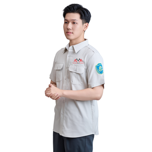 ชุดทำงานโรงงาน เสื้อผ้าคนงานโรงงานในเวียดนาม ชุดทำงานผู้ชาย ชุดทำงานช่างไฟฟ้า พร้อมโลโก้ ชุดยูนิฟอร์มโรงงาน FMF - Product Image 1