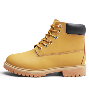 Chaussures Bottines <span class=keywords><strong>Martin</strong></span> Décontractées pour Hommes, Taille 46, Hiver, Étanche en Caoutchouc et Cuir, Style Usine - Product Image 1