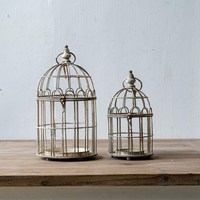 Cage à oiseaux en fer forgé grand format, finition antique, couleur personnalisable, pour décoration intérieure, jardin, ferme, anniversaire, vente en gros, Inde