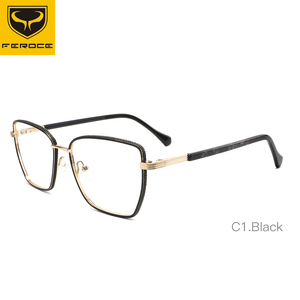 FEROCE Silmo Marcos ópticos Gafas Ópticas Última tendencia Gafas Marco Gafas de metal Gafas - Product Image 2