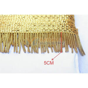 Franges de haute qualité pour épaules, broderie élégante pour robe de soirée, franges de qualité supérieure - Product Image 3