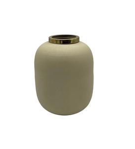 Hermoso florero vintage de metal de hierro con arte esculpido y detalles en relieve para centros florales elegantes en los hogares - Product Image 4