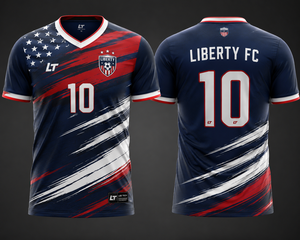 Vintage <b>Soccer</b> Jersey Set American Style Football Uniform Short Sleeve Teamwear Custom Print Sports Apparel - Product Image 4
