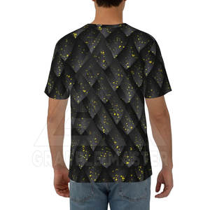 เสื้อยืดลำลองผู้ชายแบบระเหิดน้ำหนักเบาและทำจากผ้าฝ้าย/เส้นใยไม้ไผ่ขายส่ง - Product Image 2