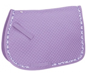 Joxar แผ่นโพนี่สีม่วงพร้อมริบบิ้นดอกชบา,ใช้ตกแต่งเบาะรองนั่งม้าผลิตภัณฑ์สำหรับขี่ม้า - Product Image 3