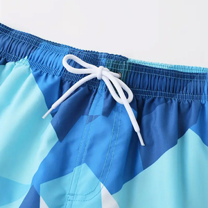 Logo personnalisé séchage rapide évacuation de l'humidité entraînement couleur unie vierge décontracté Golf polyester coton hommes Sublimation Shorts - Product Image 5