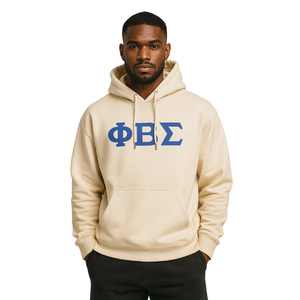 Phi Beta Sigma Neutre Pull À Capuche Premium Coton Grec Fraternité Vêtements Personnalisé Brodé Divine Neuf HBCU Vie Grecque - Product Image 1