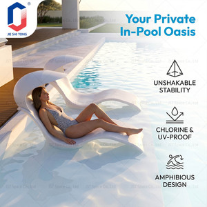 Tumbona de Fibra de Vidrio para Exteriores, Cama de Descanso Junto a la Piscina para Hotel, Resort, Jardín, Villa - Product Image 2