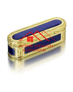 Bijoux en métal design vintage Boîte en métal design gaufré pour garder les bijoux en sécurité au prix de gros - Product Image 3