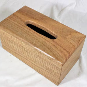 Luxury Walnut Tissue Box | Wooden Paper Holder for <b>Bathroom</b> & Living Room | Modern Desktop Storage Case | Home Decor <b>Organiser</b> - Product Image 1