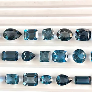 AA พลอยตัดรูปร่างผสมหลวมสีฟ้าลอนดอนสีฟ้าสำหรับทำเครื่องประดับ - Product Image 1
