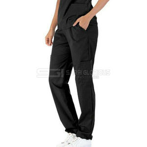 Tenues médicales d'été confortables pour femmes, couleur unie personnalisée, ensembles d'uniformes d'infirmière, tissu tricoté, vêtements de médecin - Product Image 6