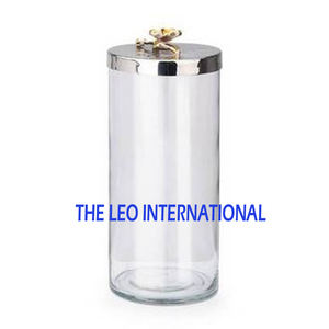 Stainless Steel Metal Round Shape Gold Finished <b>Canister</b> <b>Sets</b> Of 4 Fancy Style Luxury Handmade Hot Selling Highest Quality - Product Image 4