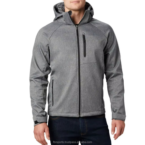 Custom LOGO Casual Polyester Spring Short Streetwear Sports for Outdoor <b>Soft</b> <b>Shell</b> <b>Hooded</b> Unisex Dyed Zipper Men's <b>Jackets</b> - Product Image 6