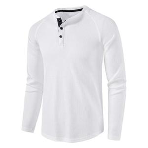 T-shirt pour homme, nouvelle collection automne-hiver, couleur unie, manches longues, style européen et américain, sous-vêtement - Product Image 4