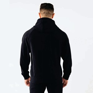 Hot Sale High Quality Custom Logo Cotton French Terry Oversize Hoodie <b>Thick</b> <b>Fleece</b> Drop Shoulder Plain Blank Custom Men Hoodies - Product Image 4