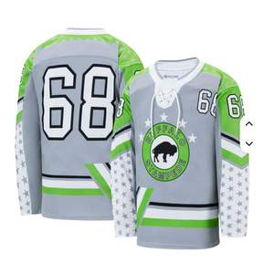 Ice Hockey Jerseys Sublimated Breathable Quick Dry Moisture Wicking Spandex/Polyester Hockey Jersey - Product Image 6