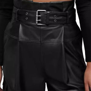 OEM Custom Women's <b>Leather</b> Trousers Stylish Comfortable for All Occasions High Quality Winter <b>Pants</b> - Product Image 6
