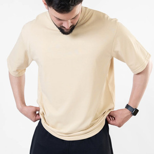 เสื้อยืดผ้าคอตตอนพิมพ์โลโก้ได้ตามต้องการเสื้อยืดลำลองสำหรับทั้งชายและหญิง - Product Image 6