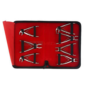 Kit de fórceps de extracción Dental para niños, 7 Uds. con bolsa, Instrumentos dentales pediátricos de acero inoxidable Premium, extracción de dientes - Product Image 3