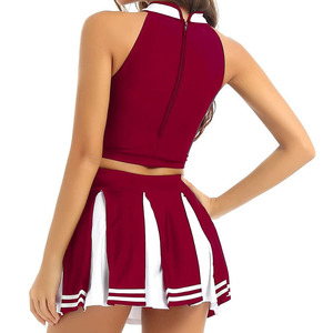 Uniformes de Porristas Personalizados para Jóvenes, Equipación de Porristas para Escuela Secundaria, 100% Algodón, Impresión por Transferencia de Calor - Product Image 3