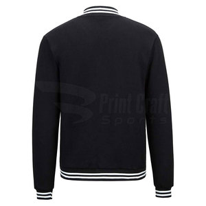 Veste Letterman robuste de couleur unie pour hommes Veste d'hiver Letterman à séchage rapide pour hommes de qualité supérieure - Product Image 2