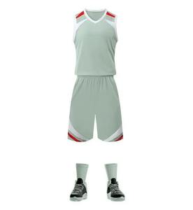 ชุดบาสเก็ตบอลสไตล์อเมริกันน้ำหนักเบาทนทานคุณภาพสูงแห้งเร็วระบายอากาศได้ดีสำหรับการแข่งขันฝึกซ้อมทีม - Product Image 1