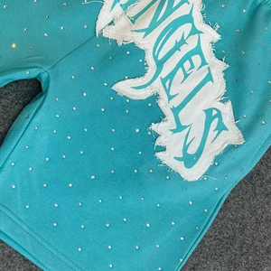 Short à paillettes strass Design taille haute Style tendance Mode OEM Disponible en vrac - Product Image 2