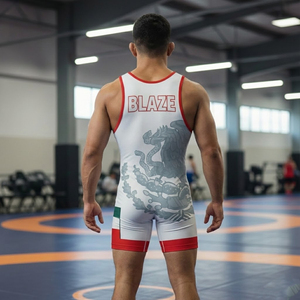 Trajes de Entrenamiento de Remo Personalizados por Sublimación, Trajes Deportivos Personalizados para Hombre, Gimnasio, Lucha Libre, Unisex, Singlet de Powerlifting - Product Image 2