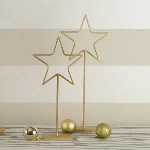 Forme d'arbre de Noël en métal décoratif personnalisé Dessus de table décoratif - Product Image 4