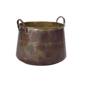 Haute qualité grands jardinières en métal Pots finition Vintage rustique dernière conception Antique jardin extérieur maison fleur plante décoration - Product Image 3