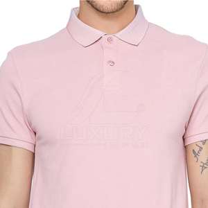 2025 logotipo personalizado ligero para hombres para camisetas de polo patrón sólido tejido de punto precio al por mayor - Product Image 4