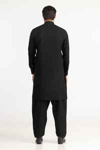 Salwar Pakistaní para Hombre, Color Negro Sólido, Nuevo Estilo, Talla Grande, Transpirable, 100% Poliéster/Algodón de Alta Calidad y Cómodo - Product Image 5