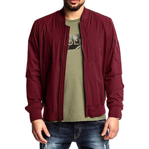 เสื้อแจ็กเก็ตสำหรับผู้ชายเสื้อโค้ทสีดำมีซิปป้ายตามสั่ง - Product Image 2